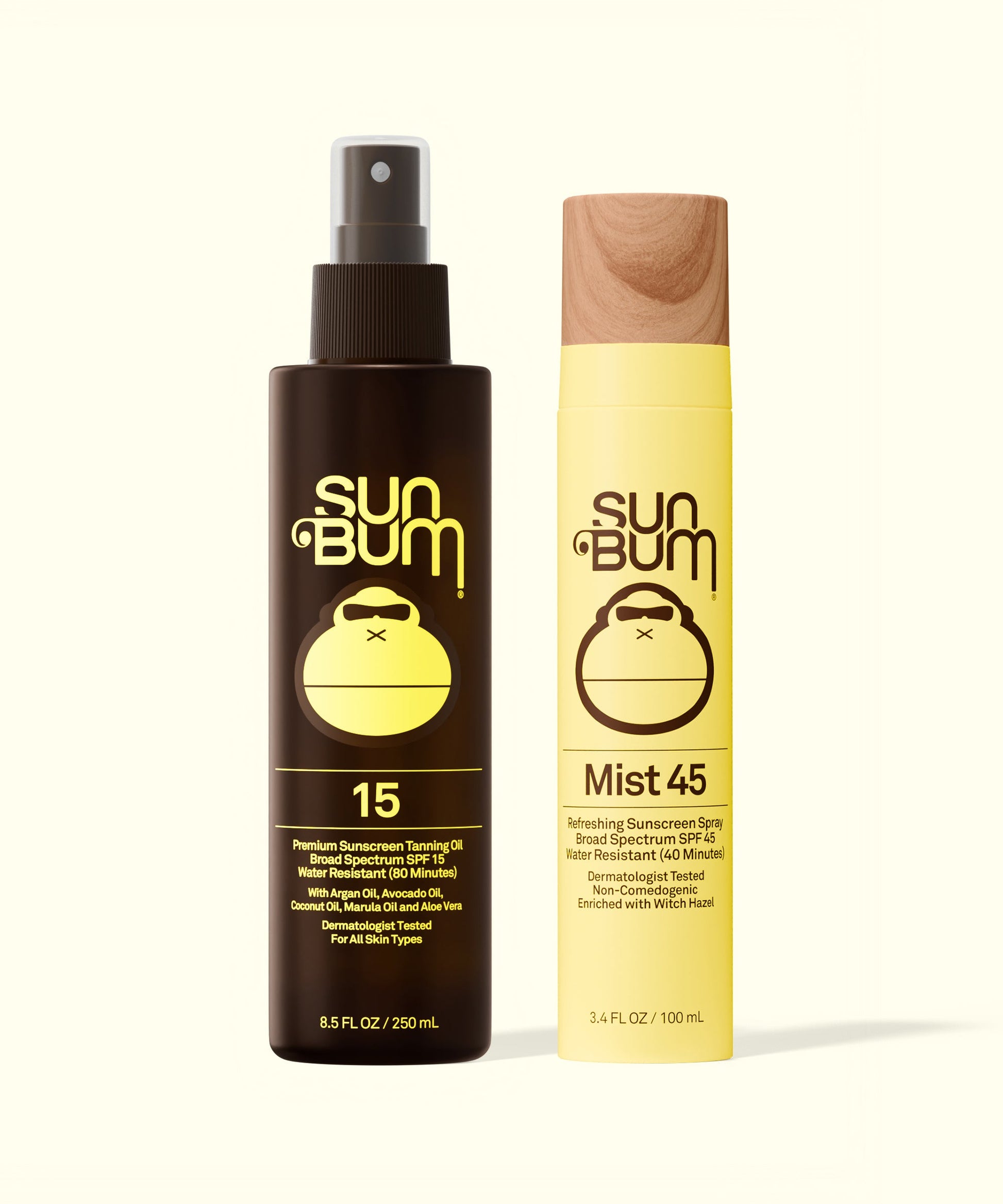 SPF 15 Tanning Oil + Mist 45 Bundle - 3.4oz Mist / Original / Tanning