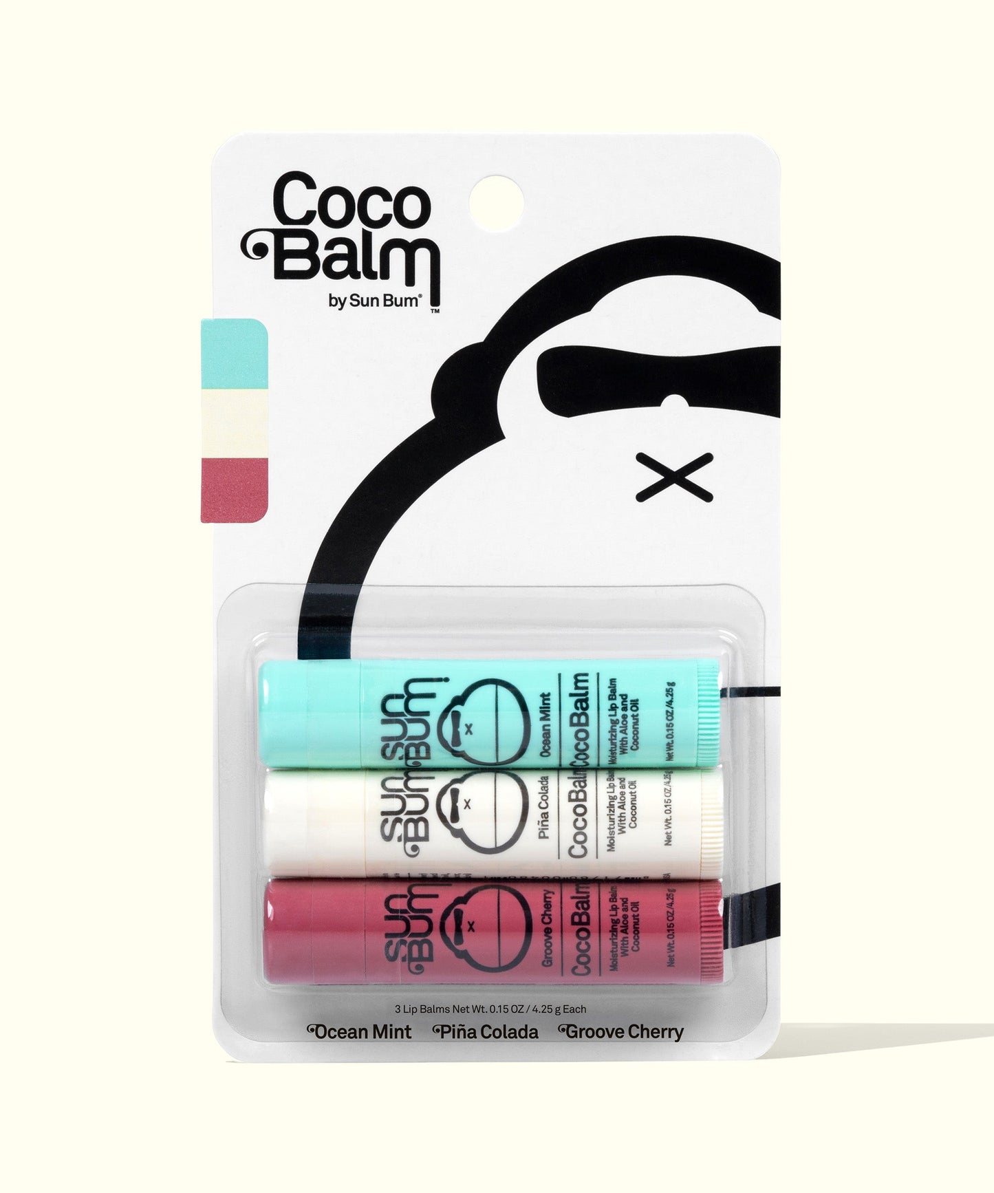CocoBalm Lip Balm 3-Pack - 3-Pack / Moisturizing
