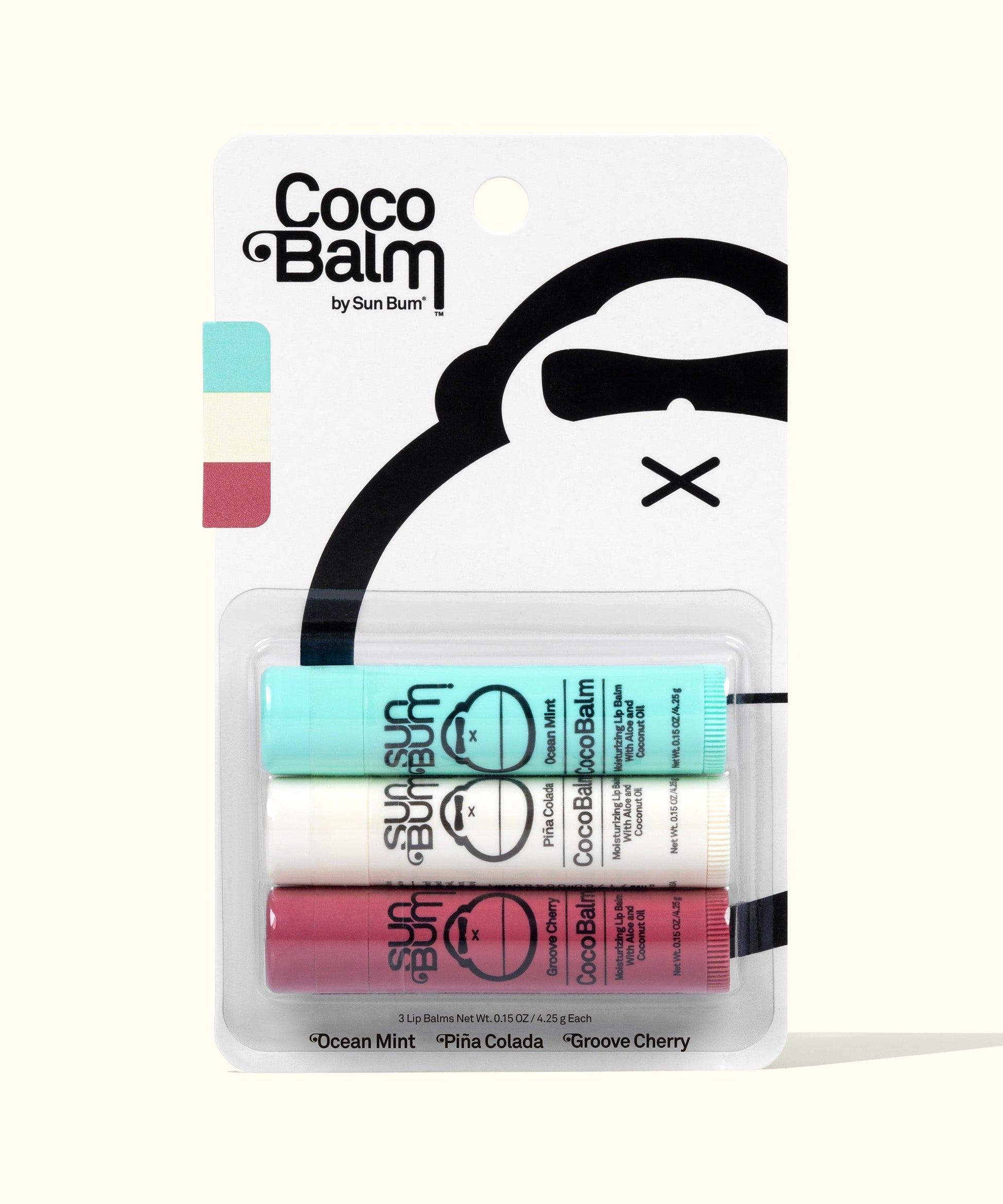 CocoBalm Lip Balm 3-Pack - 3-Pack / Moisturizing