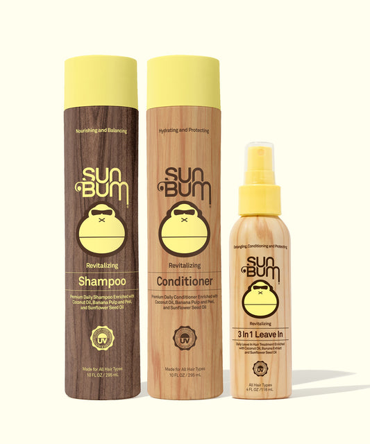 Revitalizing Hair Care Bundle - 4oz Bottle / 10oz Bottle / 10oz Bottle