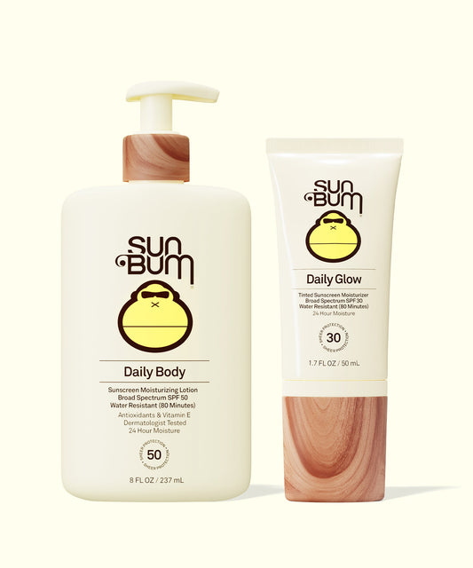 Daily Body + Glow Bundle - 1.7FL oz Bottle / 1.7FL oz Bottle