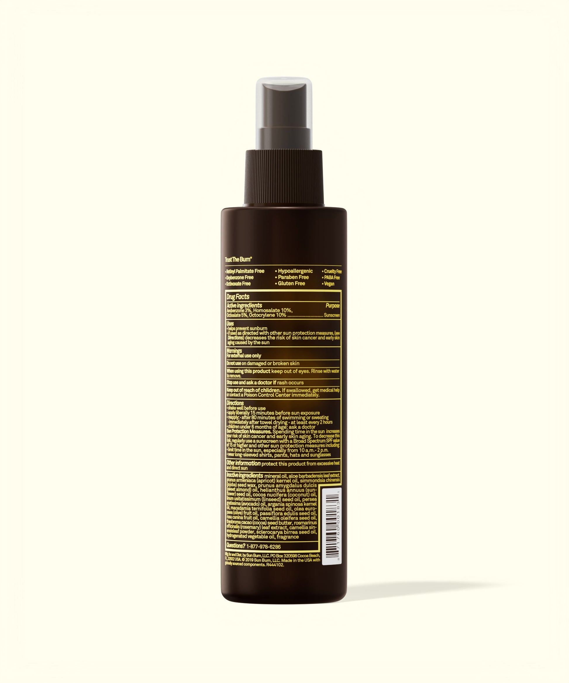 SPF 15 Sunscreen Tanning Oil